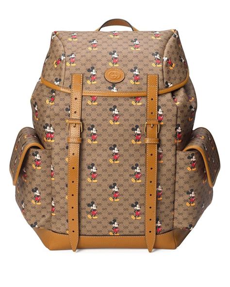 gucci ace mickey|Gucci mickey mouse backpack.